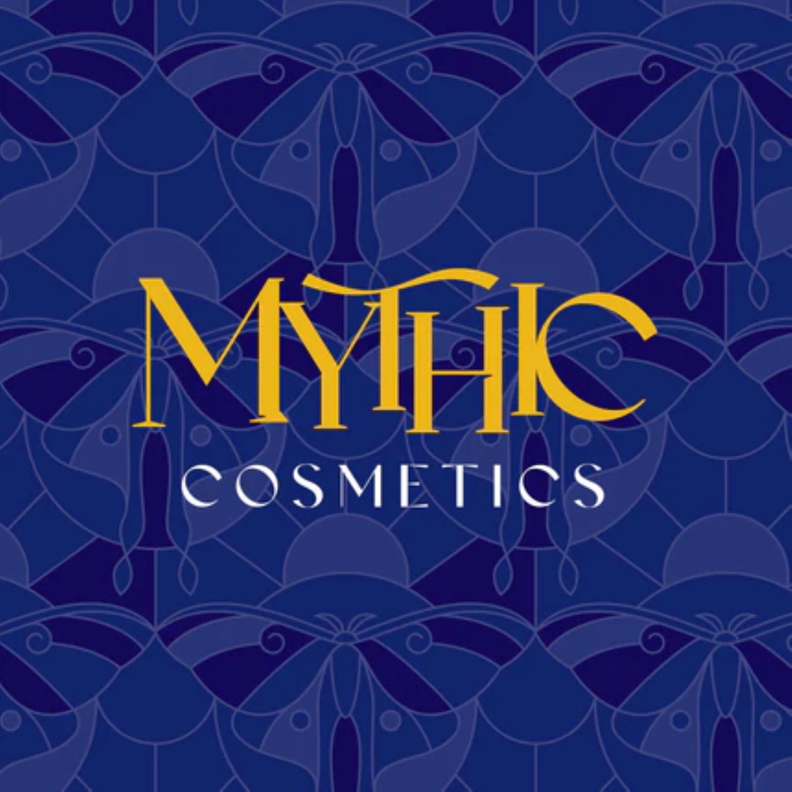 Mythic Cosmetics logo — clean skincare brand for women 40+, focused on luxury skincare and self-care innovation.

